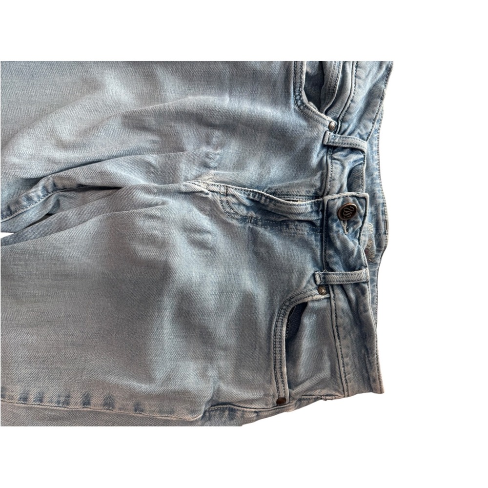 Wrangler Womens Light Wash Wide Leg High Rise Denim Jeans Retro Style - Picture 5 of 8